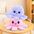 Reversible Octopus Plush Soft Toy - 12 cm (Purple)