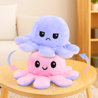 Reversible Octopus Plush Soft Toy - 12 cm (Purple)