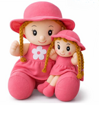 Mother & Baby Girl Soft Doll Set