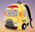 Mini Cartoon Backpack for Boys and Girls (Yellow_Bus)