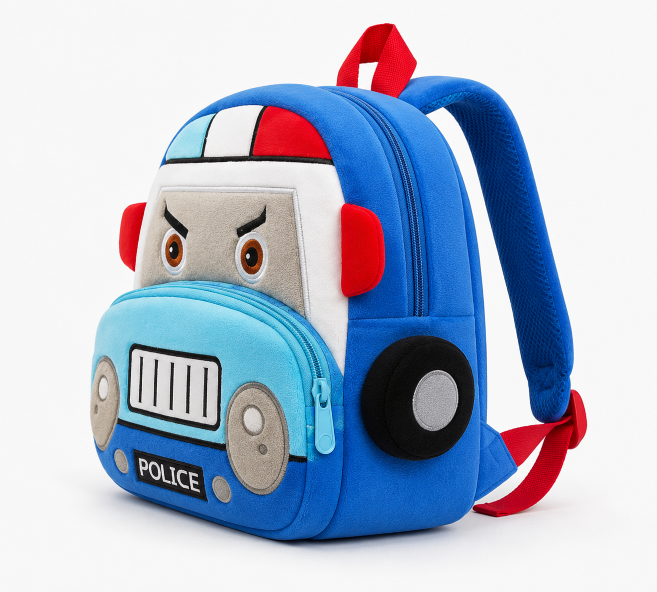 Mini Cartoon Backpack for Boys and Girls (Blue_Bus)