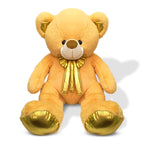 Golden Teddy with Shiny Golden Bow