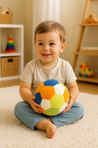 22cm Soft Plush Ball – Multicolor
