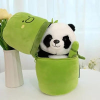 2-in-1 Bamboo Panda Plush Toy
