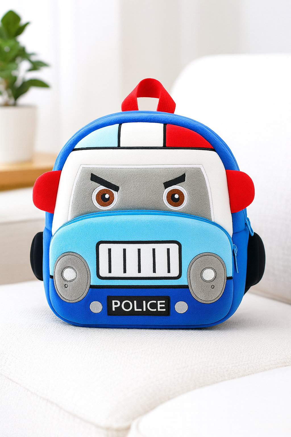 Mini Cartoon Backpack for Boys and Girls (Blue_Bus)