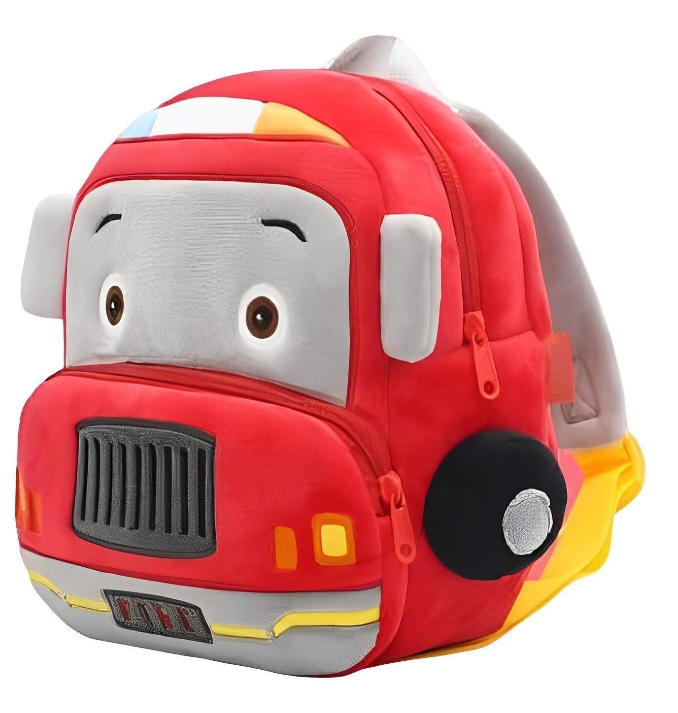 Mini Cartoon Backpack for Boys and Girls (Red_Bus)
