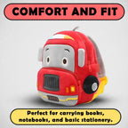 Mini Cartoon Backpack for Boys and Girls (Red_Bus)