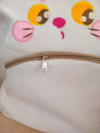 Pink Cat Plush Backpack
