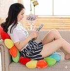 Multicoloured Sunflower Shaped Pillow/Cushion