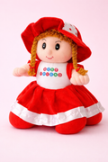 Soft Plush Rag Doll with Hat & Dress