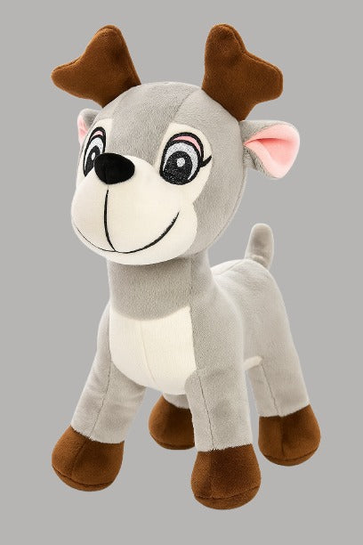 Cute Reindeer Soft Toy for Kids (Donkey Grey)