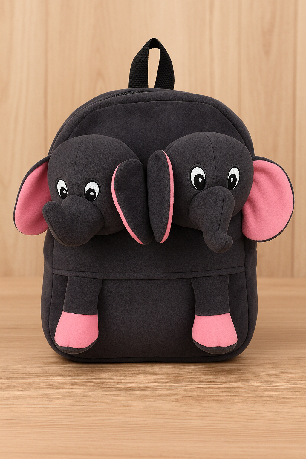 Kids Elephant Backpack (Black Elephant)