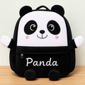 Black Panda Plush Backpack
