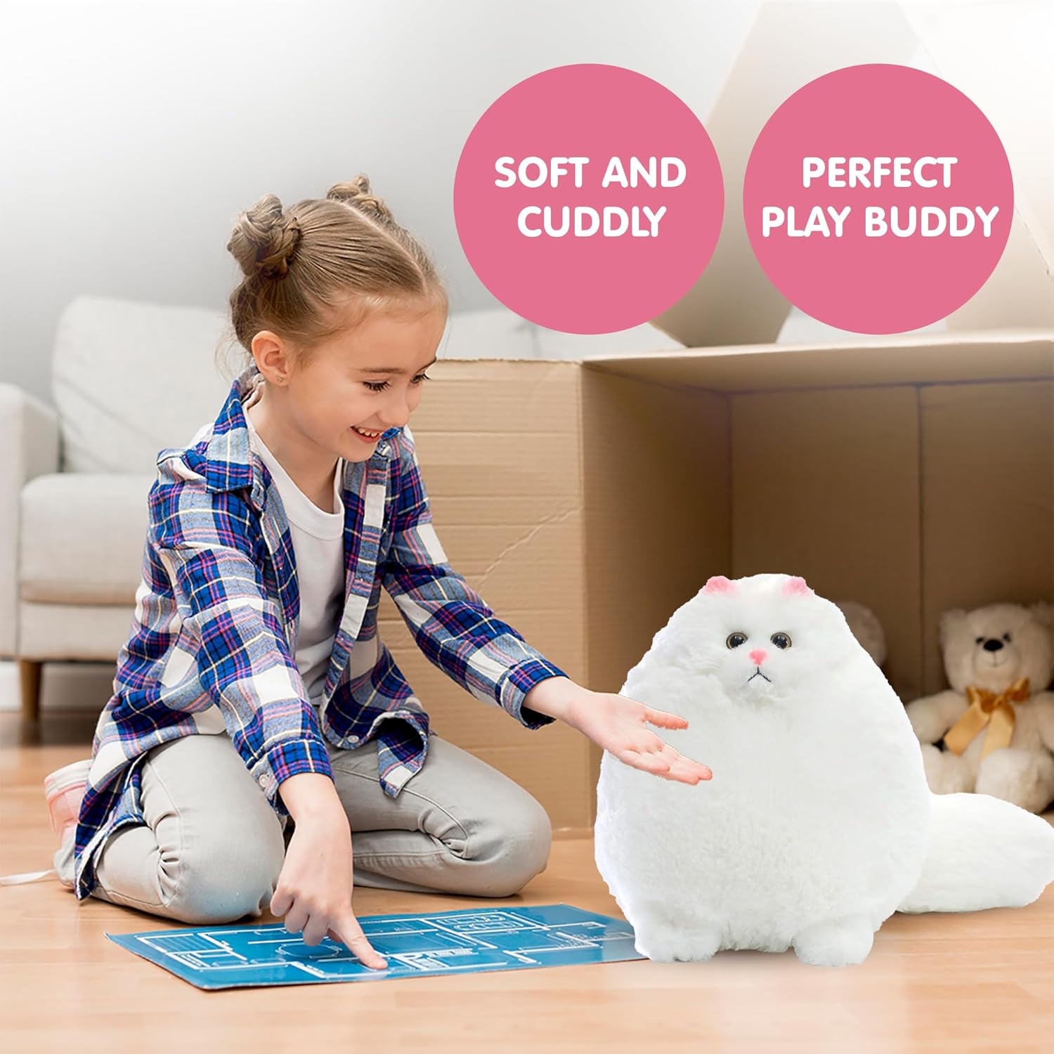 Royal Persian Cat Plush Toy