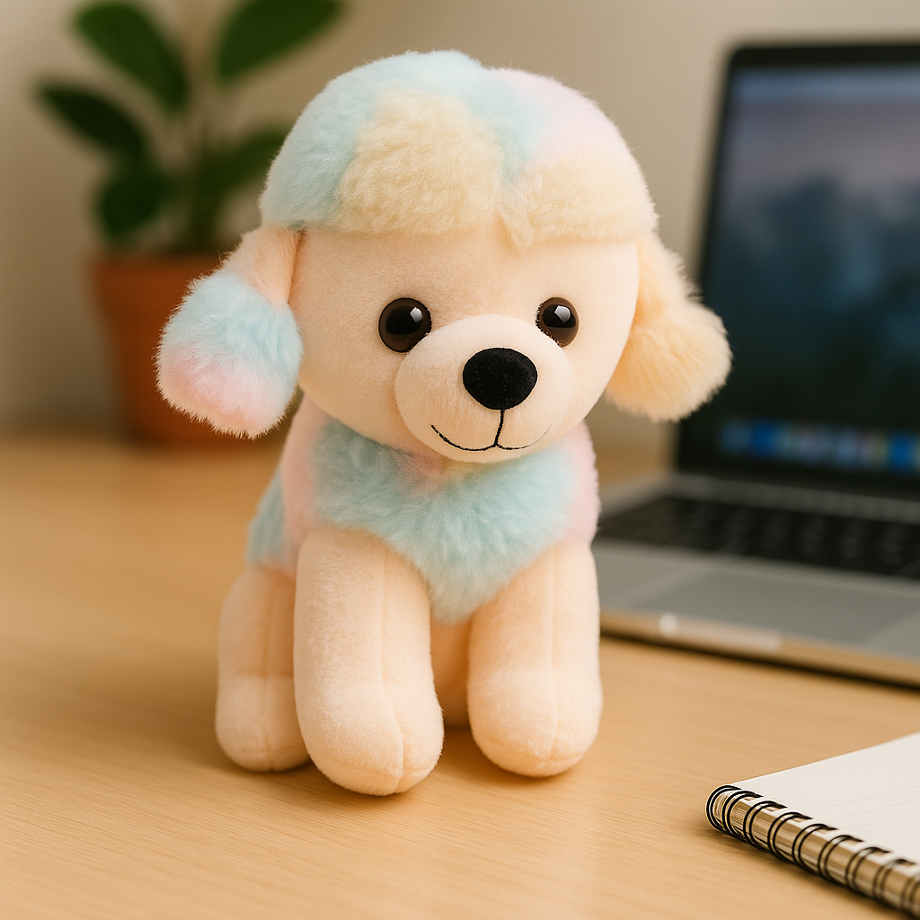 Small Dog Soft Toy (Pink)