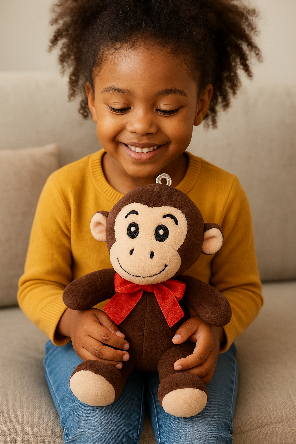 Small Monkey Soft Toy (Brown)
