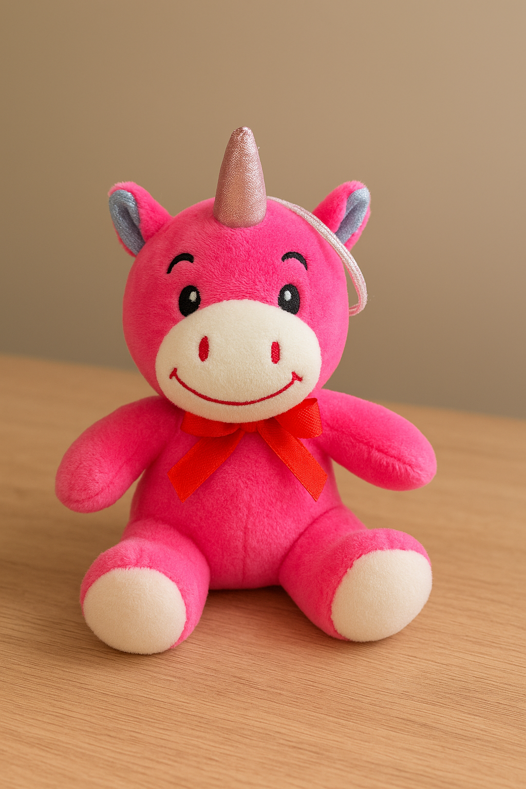 Plush Unicorn Toy (Pink)