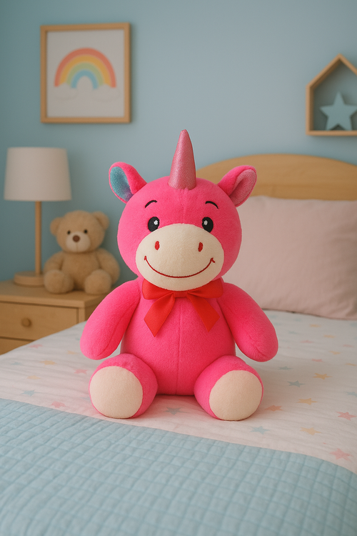 Small Unicorn Soft Toy (Pink)