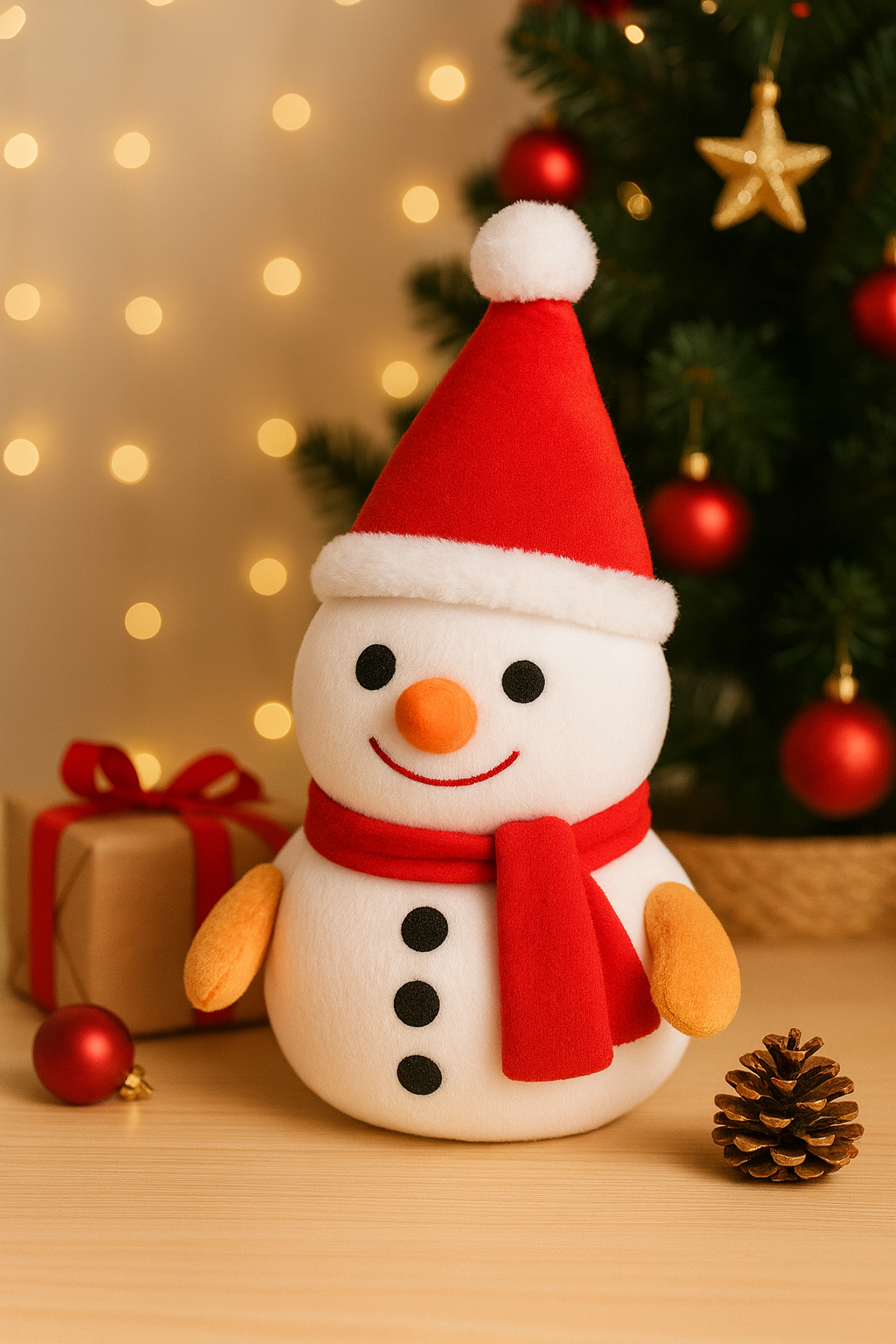 Christmas Snowman Plush Toy