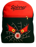 Black Spinner Plush Backpack