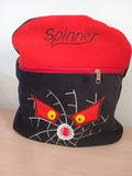 Black Spinner Plush Backpack