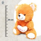 Sooo Sweet Teddy Bear Plush Toy 24cm (Brown)