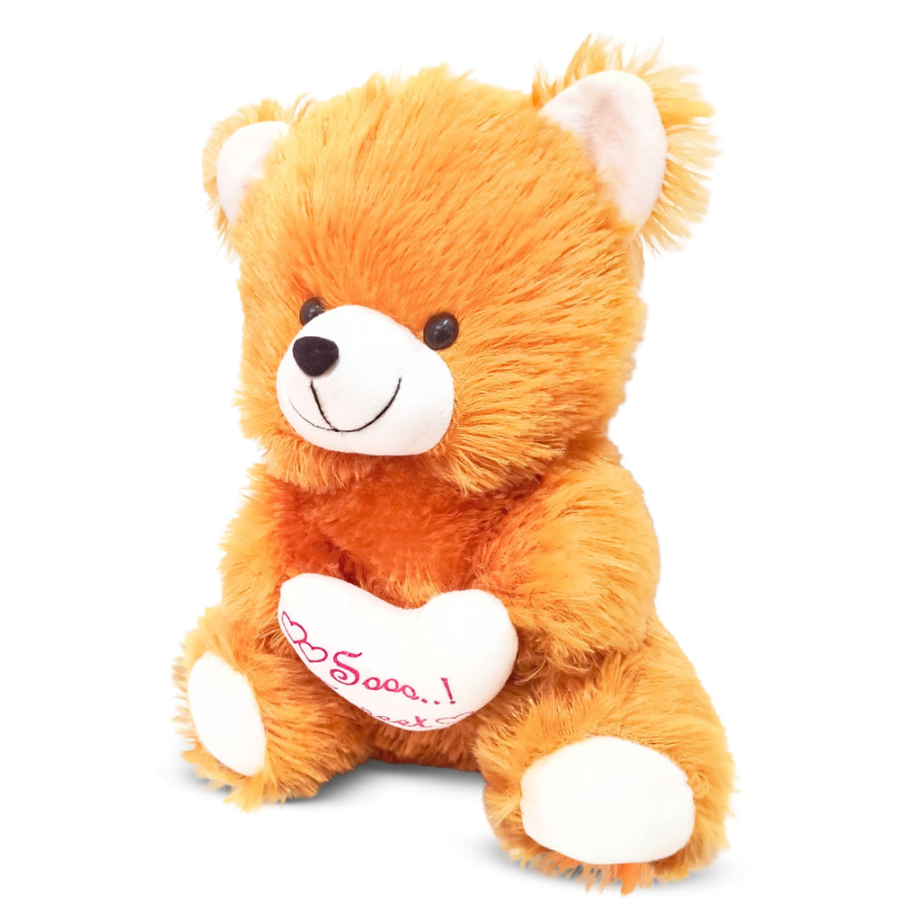 Sooo Sweet Teddy Bear Plush Toy 24cm (Brown)