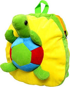 Kids Turtle Plush Backpack, Yellow and Green