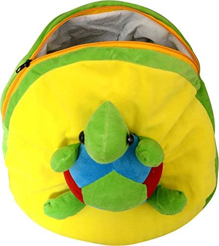 Kids Turtle Plush Backpack, Yellow and Green