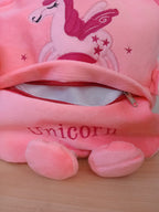 Unicorn Plush School Bag Sparkly Wings