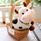 Cow Tremp Plush Soft Toy Cute Kids Animal (Pack of 1)(30 Cm) (Black/White)