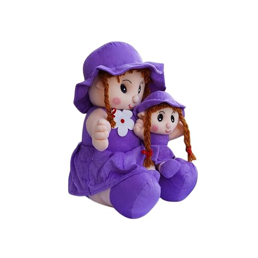 Mother & Baby Girl Soft Doll Set