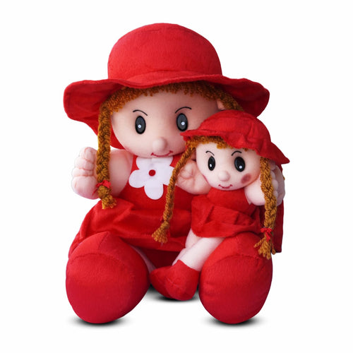 Mother & Baby Girl Soft Doll Set