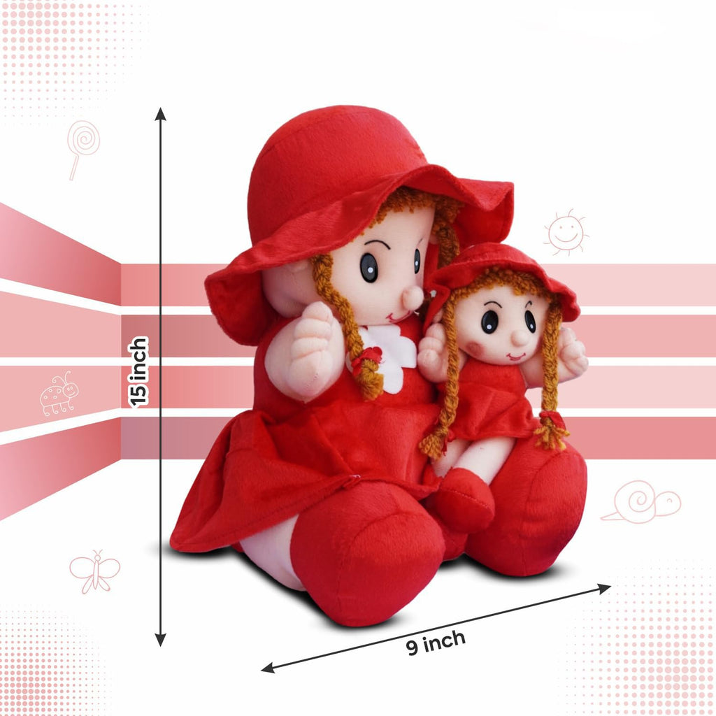 Mother & Baby Girl Soft Doll Set