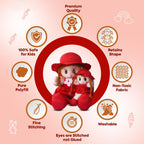 Mother & Baby Girl Soft Doll Set