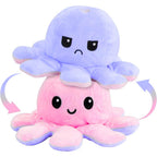 Reversible Octopus Plush Soft Toy - 12 cm (Purple)