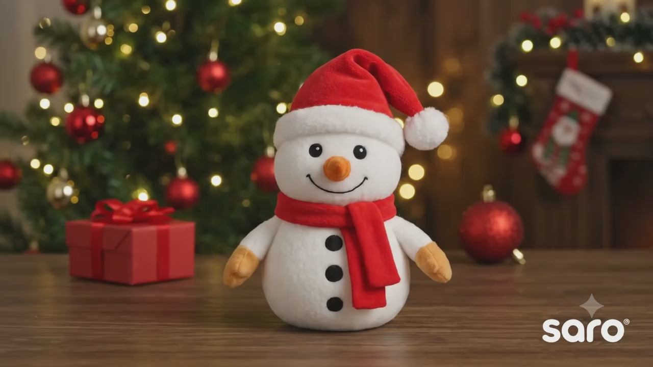 Santa Claus Soft Toy for Kids, Christmas Gift & Home Décor Stuffed Toy  - 35 cm (Red)