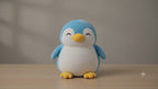 Soft Penguin Plush Toy Height 28 cm Blue White